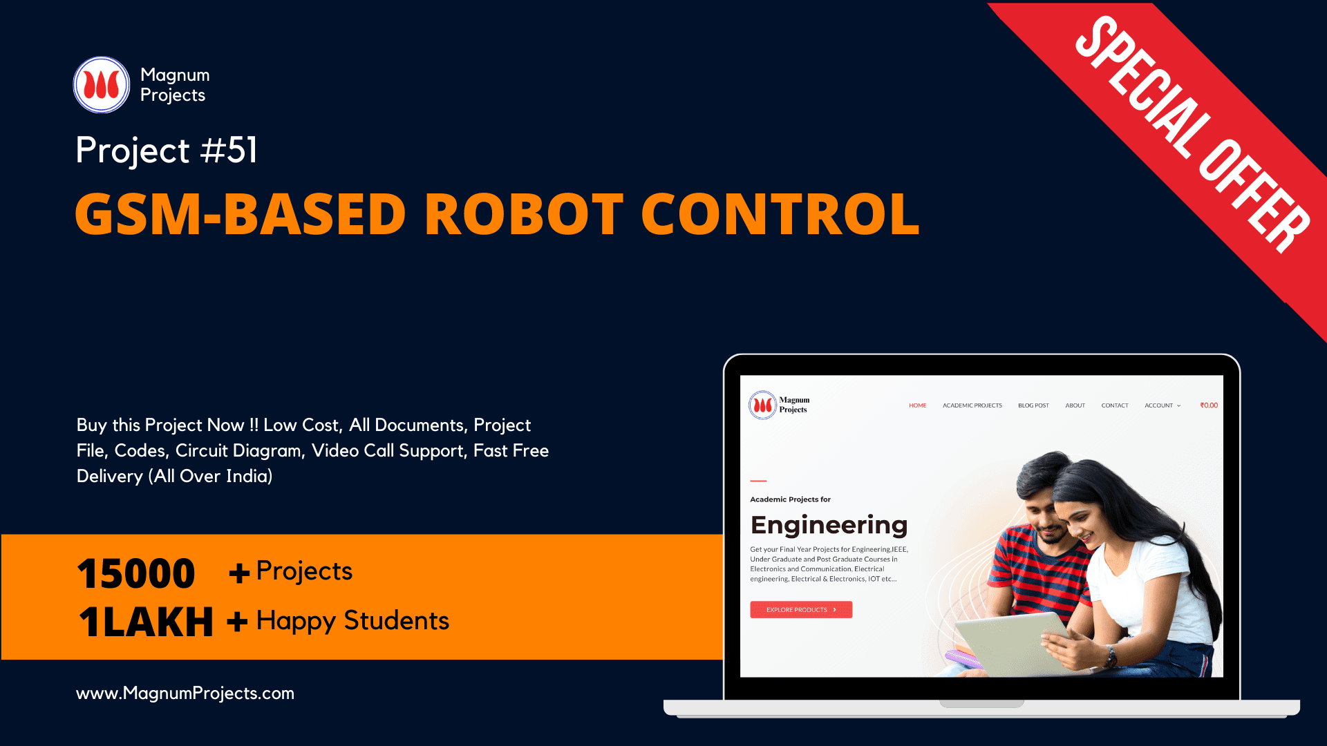 GSM Based Robot Control Projects For Final Year Engineering Students ...